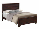 Kauffman 5-Pc Dark Cocoa Wood Cal King Panel Bedroom Set