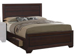 Kauffman 5-Pc Dark Cocoa Wood King Storage Bedroom Set