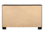 Kauffman Dark Cocoa Wood 6-Drawer Dresser