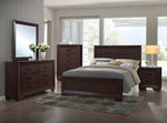 Kauffman Dark Cocoa Wood 6-Drawer Dresser with Mirror