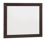 Kauffman Dark Cocoa Wood Frame Dresser Mirror