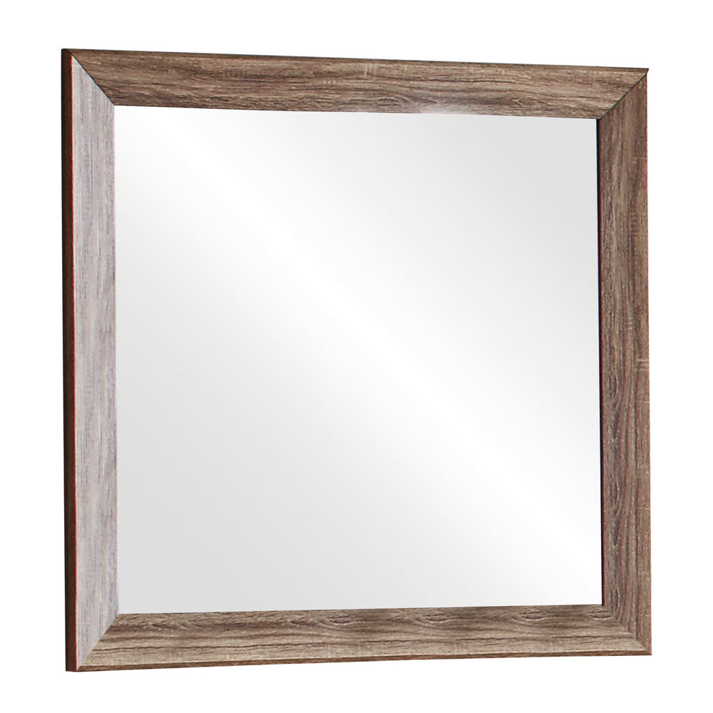 Kauffman Washed Taupe Wood Frame Dresser Mirror