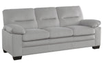 Keighly Gray Textured Fabric Sofa