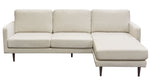 Kelsey Cream Reversible Sectional Sofa (Oversized)