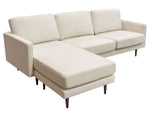 Kelsey Cream Reversible Sectional Sofa (Oversized)