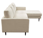 Kelsey Cream Reversible Sectional Sofa (Oversized)