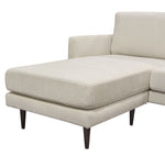 Kelsey Cream Reversible Sectional Sofa (Oversized)