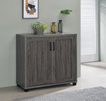 Kora Weathered Grey Wood Accent Cabinet