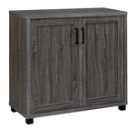 Kora Weathered Grey Wood Accent Cabinet