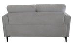 Kyrene Light Gray Linen Loveseat