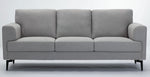 Kyrene Light Gray Linen Sofa