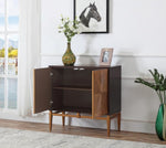 Labardi Brown Wood Accent Cabinet