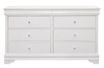 Lana White Wood Dresser with 2 Hidden Drawers