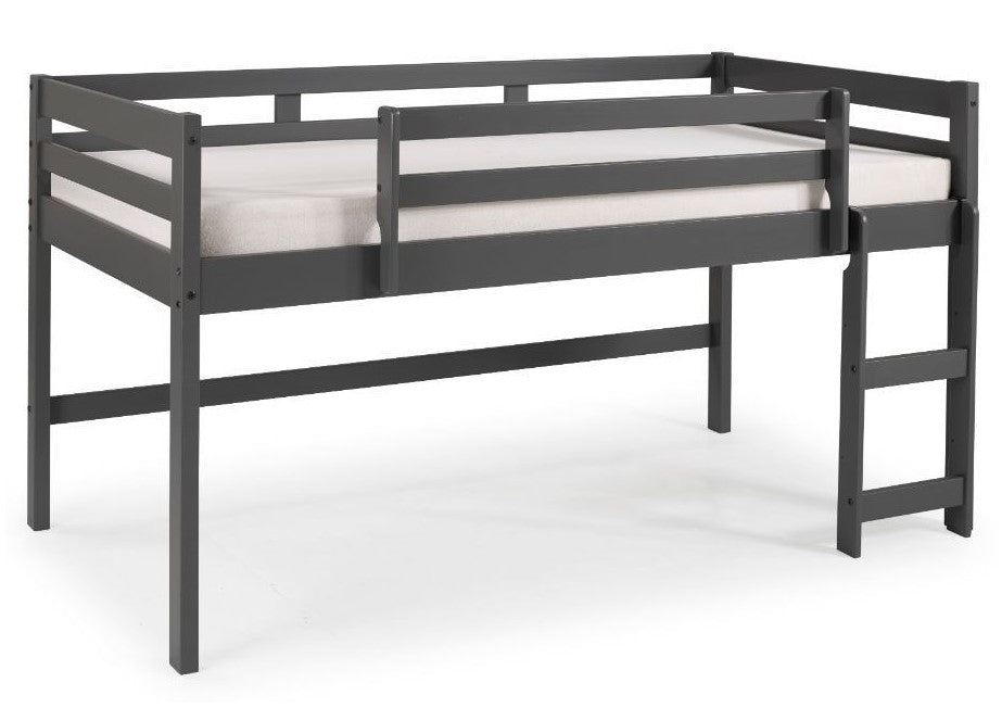 Lara Gray Wood Twin Loft Bed