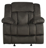 Laurelton Chocolate Fabric Manual Glider Recliner