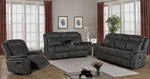 Lawrence Charcoal Manual Glider Recliner