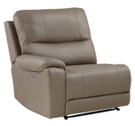 LeGrande 4-Pc Taupe RAF Power Recliner Sectional Sofa