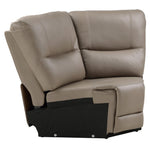 LeGrande 6-Pc Taupe RAF Power Recliner Sectional Sofa