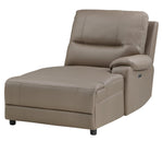 LeGrande 6-Pc Taupe RAF Power Recliner Sectional Sofa