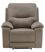 LeGrande Taupe Microfiber Power Recliner with USB