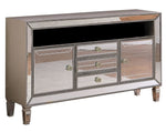 Limonite Mirrored 3-Drawer TV Stand