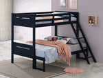 Littleton Blue Wood Twin/Full Bunk Bed