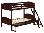 Littleton Espresso Wood Twin/Full Bunk Bed