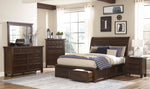 Logandale Brown Wood 6-Drawer Dresser