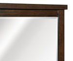 Logandale Brown Wood Dresser Mirror