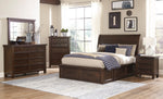 Logandale Brown Wood Queen Bed with Storage