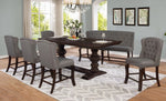 Loreta 7-Pc Grey Counter Height Table Set