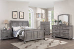 Maceline Weathered Grey Wood 3-Drawer Nightstand