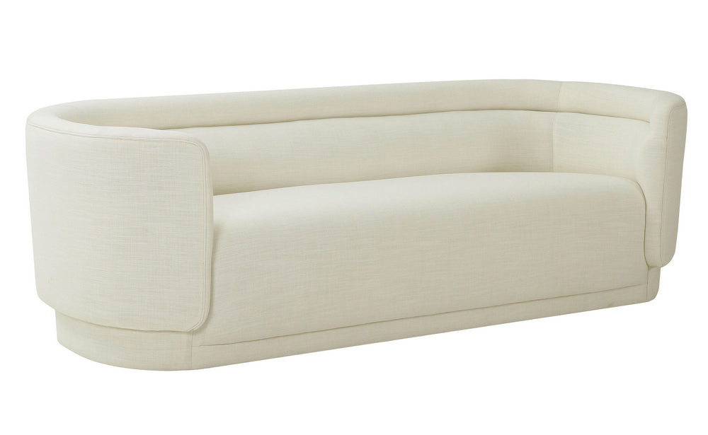 Macie Cream Linen Sofa (Oversized)