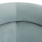 Macie Sea Blue Velvet Sofa (Oversized)