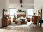 Madden Smokey Walnut Wood Cal King Platform Bed (Oversized)