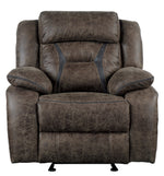 Madrona Hill Dark Brown Microfiber Manual Recliner