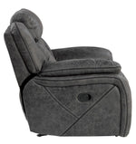 Madrona Hill Gray Microfiber Manual Recliner