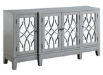 Magdi Antique Gray Wood Console Table