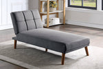 Mahika Blue Grey Linen-Like Fabric Adjustable Sectional