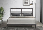 Mamie Gray Wood Queen Platform Bed