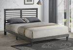 Mamie Gray Wood Queen Platform Bed