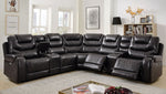 Mariah 7-Pc Gray Power Recliner Sectional Sofa