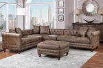 Marlow Dark Coffee Modular Sectional with Ottoman