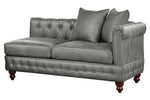 Marlow Slate Grey Modular Sectional with Ottoman