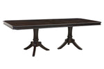 Marston Dark Cherry Wood Extendable Dining Table