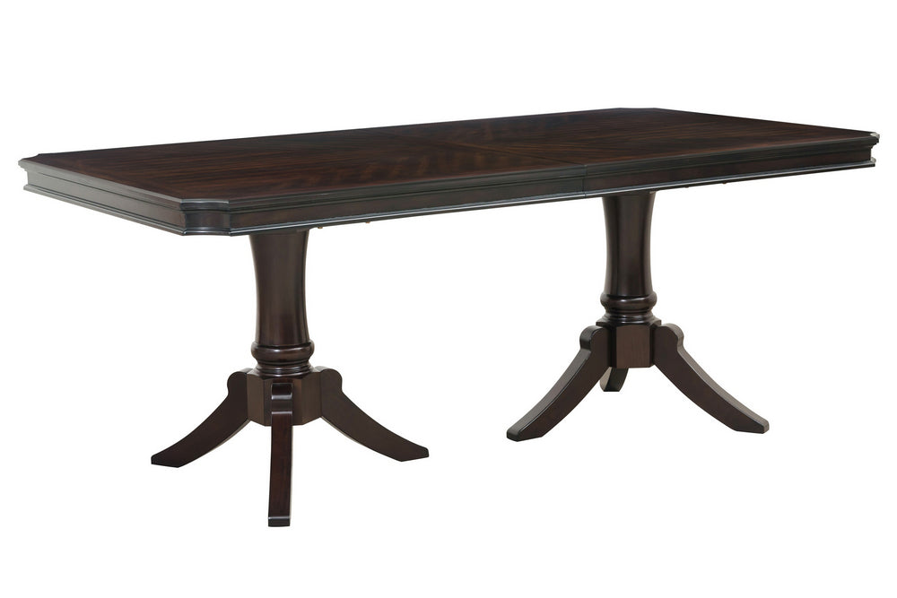 Marston Dark Cherry Wood Extendable Dining Table