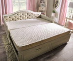 Maureen Antique White Wood Twin Daybed