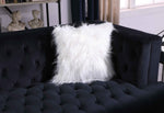 Maya Black Velvet Tufted Loveseat