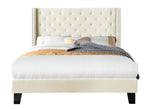 Meilani Beige Fabric Queen Bed