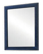 Melody Pacific Blue Velvet Frame Dresser Mirror